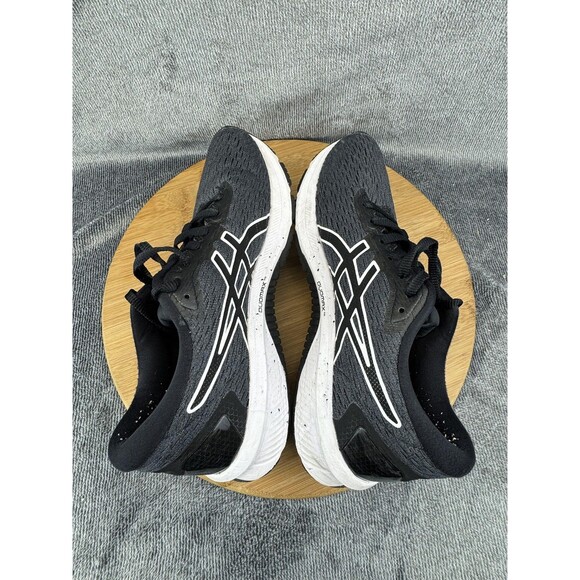 Asics GT-1000 9 Running Shoes Womens Size 7 Black White Duomax Support FlyteFoam - Picture 6 of 10
